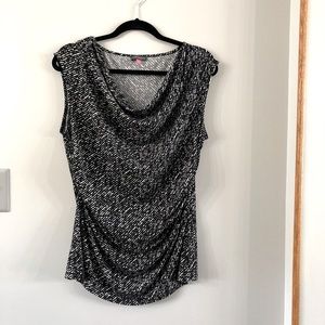 Vince Camuto L Cowl-Neck Tank